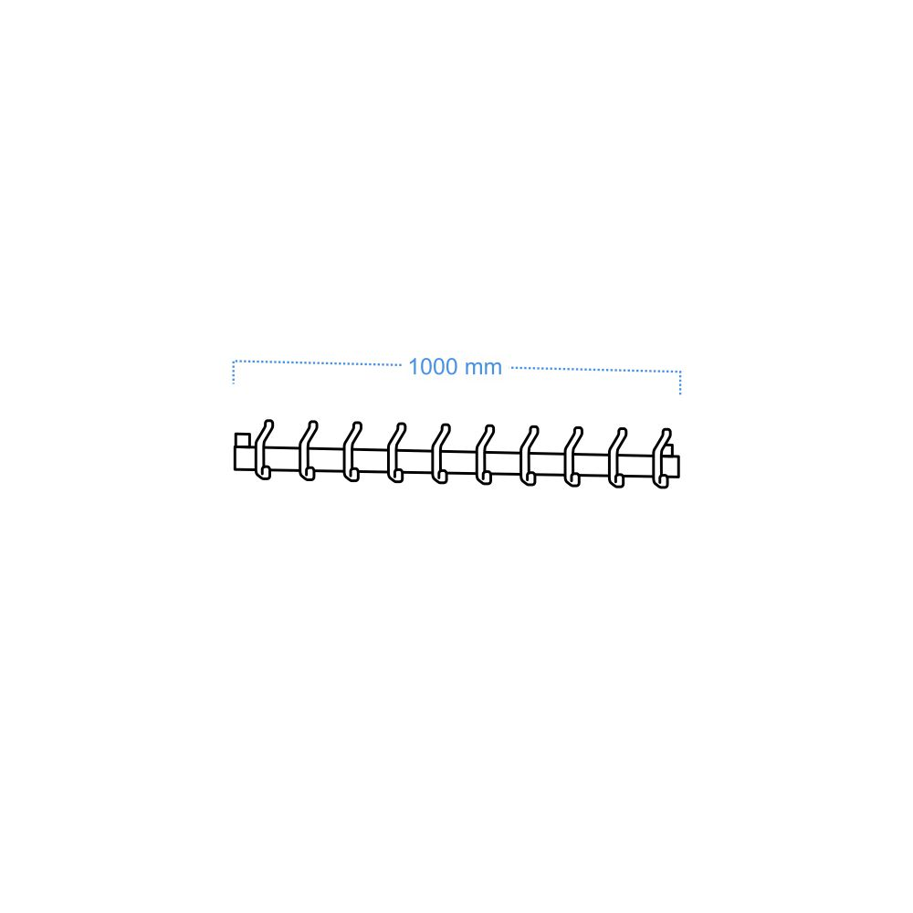 ALU WALL HOOK 10AC