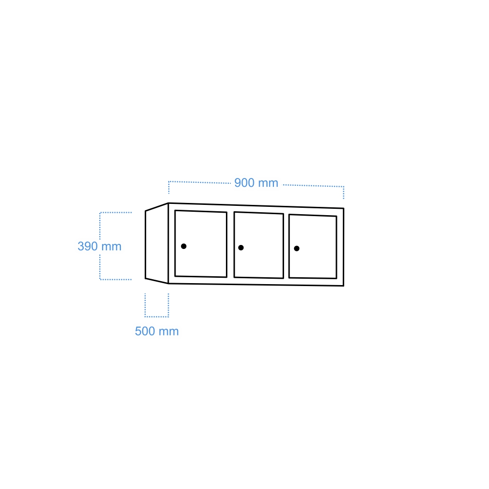 Garderobe locker, GARDR PLUS 3 AC