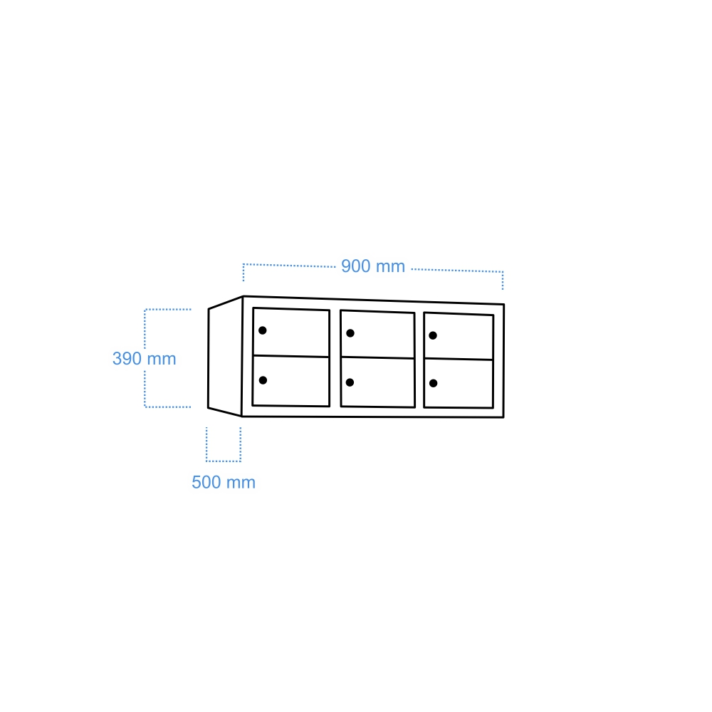 Garderobe locker, GARDR PLUS 3/6 AC