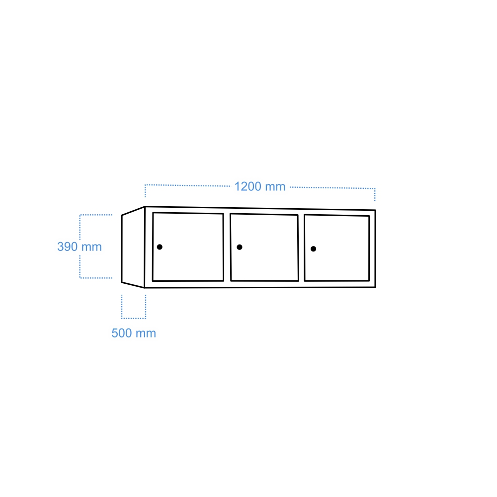 Garderobe locker, GARDR PLUS 3FF AC