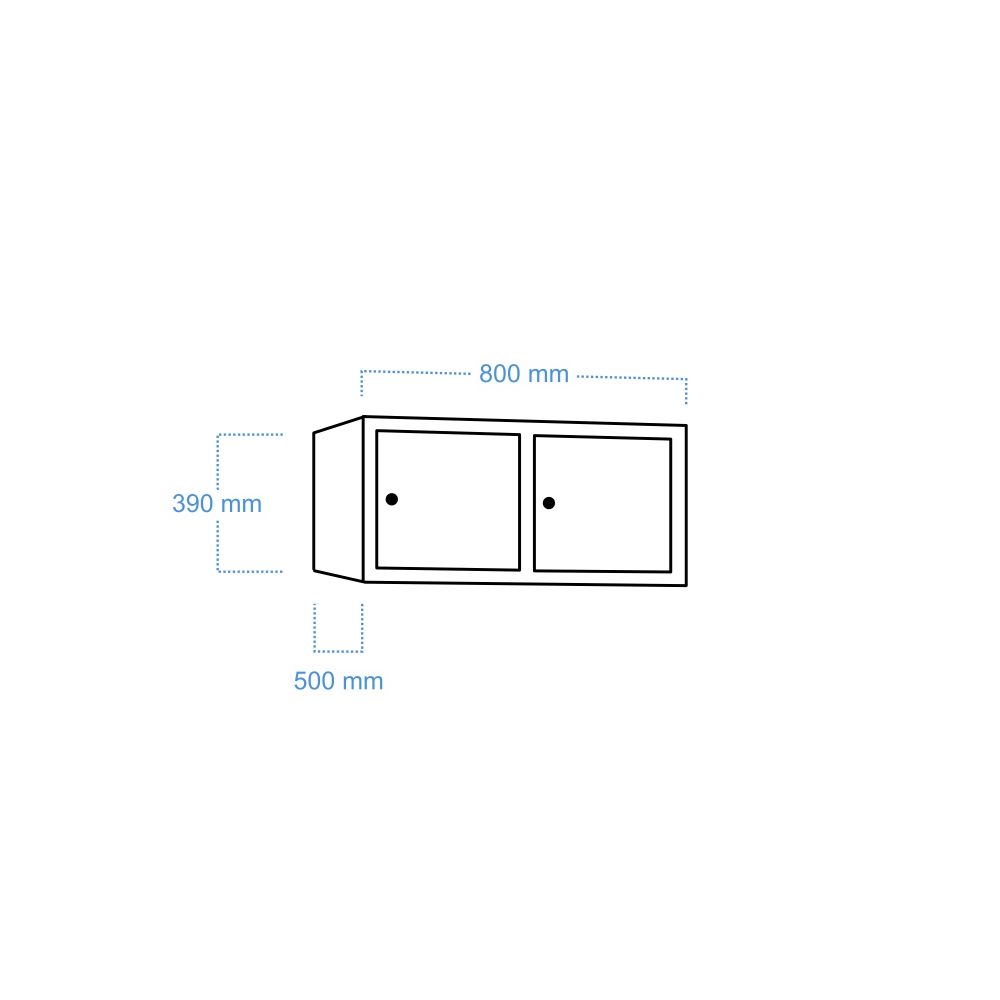 Garderobe locker, GARDR PLUS 2FF AC