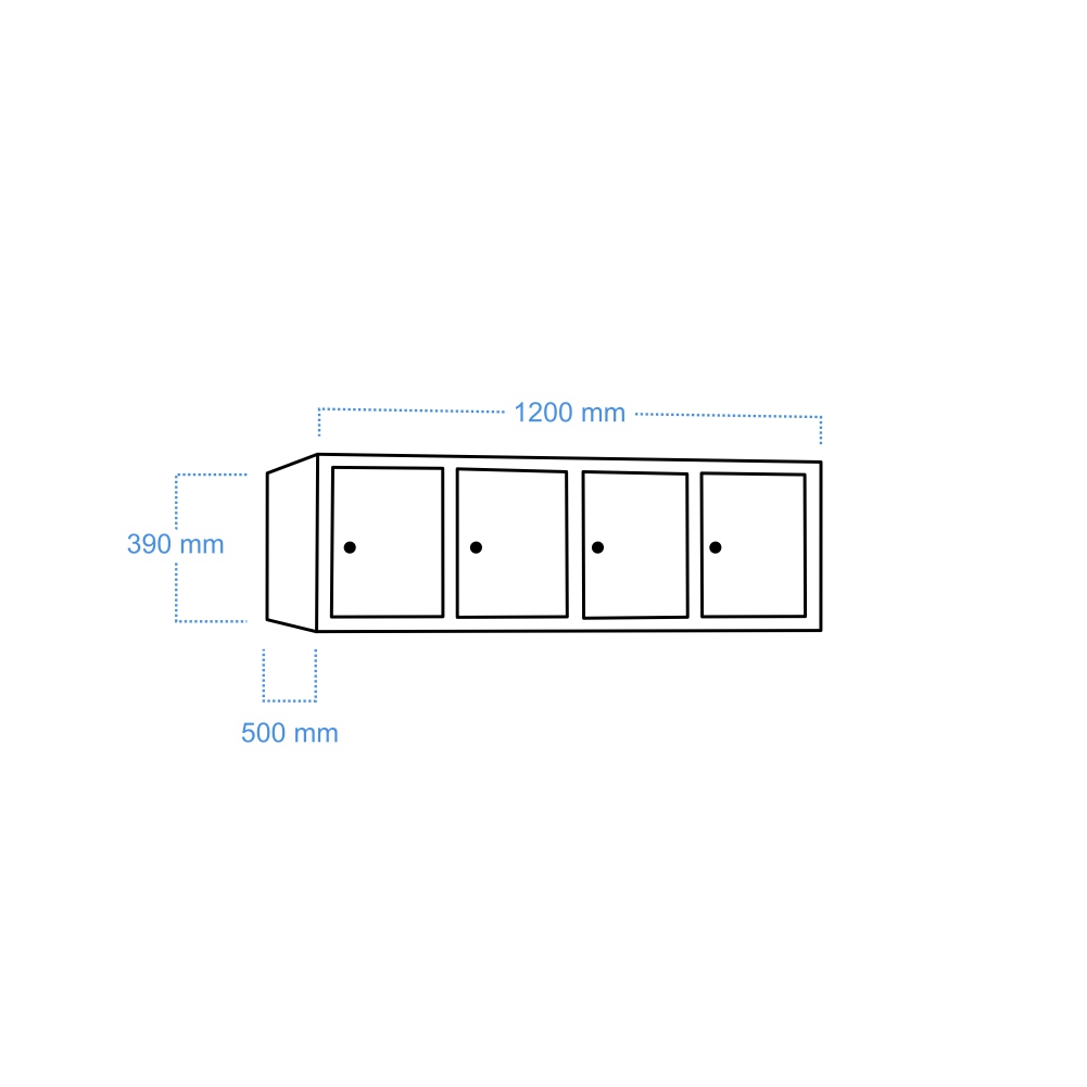 Garderobe locker, GARDR PLUS 4 AC